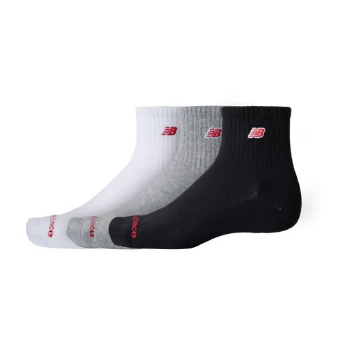 뉴발란스 Patch 로고 Ankle 짧은 양말 3 켤레 141501731