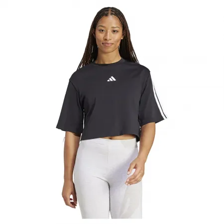 아디다스 에센셜 3 Stripes Cotton Loose 반팔 티셔츠 141515950