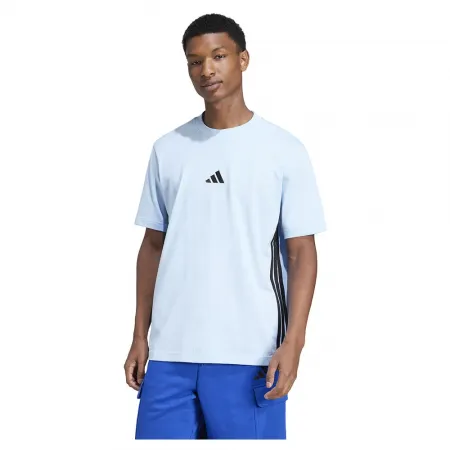 아디다스 에센셜 3 Stripes Single Jersey 반팔 티셔츠 141515994