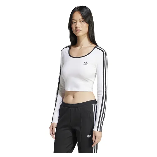 아디다스 Adicolor 3 Stripes Crop 긴팔 상의 141517090