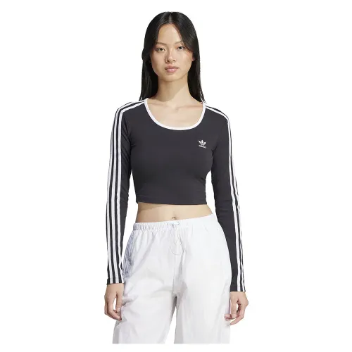 아디다스 Adicolor 3 Stripes Crop 긴팔 상의 141517107
