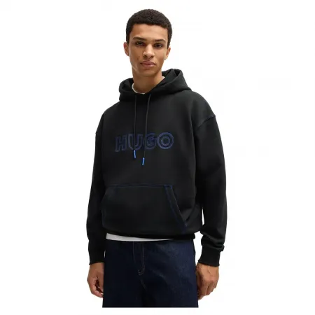 휴고 보스 Nit Logo 01 BLUE 후드티 141539144