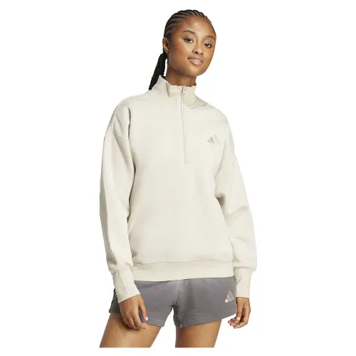 아디다스 All SZN Fleece Loose 하프 지퍼 스웨터 141541257
