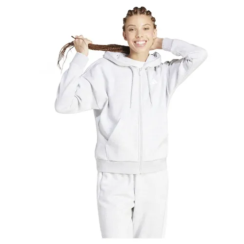 아디다스 Essentials 3 Stripes Fleece 풀지퍼 스웨터 141541396