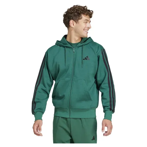 아디다스 Essentials 3 Stripes Fleece 풀지퍼 스웨터 141541397