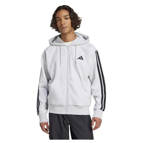 아디다스 Essentials 3 Stripes Fleece 풀지퍼 스웨터 141541403