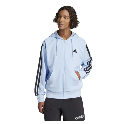 아디다스 Essentials 3 Stripes French Terry 풀지퍼 스웨터 141541435
