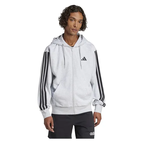 아디다스 Essentials 3 Stripes French Terry 풀지퍼 스웨터 141541437