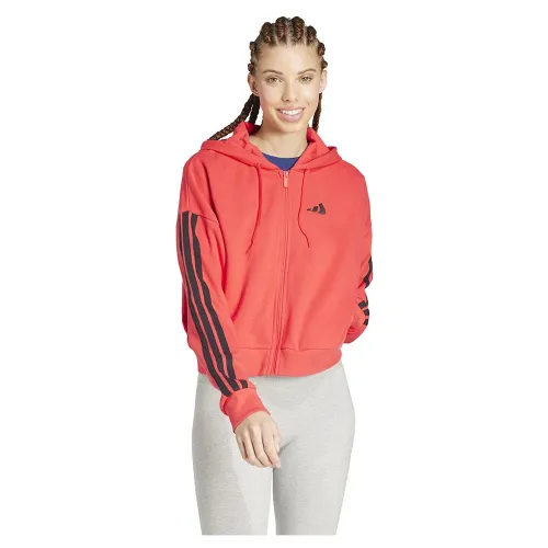 아디다스 Essentials 3 Stripes French Terry 풀지퍼 스웨터 141541441