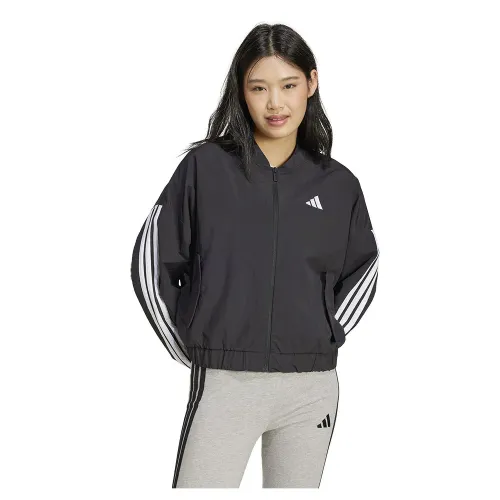 아디다스 Essentials 3 Stripes Lifestyle Woven 봄버 자켓 141541489
