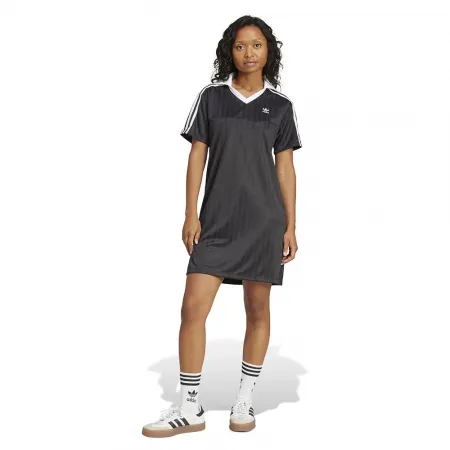 아디다스 아디컬러 Football Jacquard V Neck 반팔 짧은 원피스 141568185