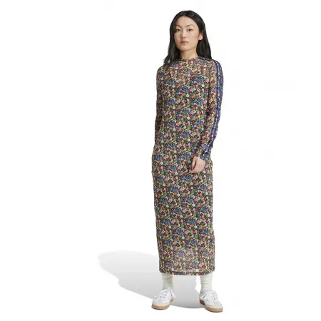 아디다스 Liberty London Mesh Maxi 긴팔 긴 원피스 141568290