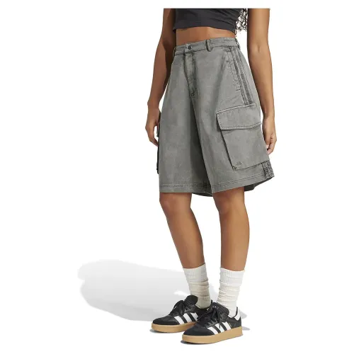 아디다스 Washed Twill 카고 반바지 141568455