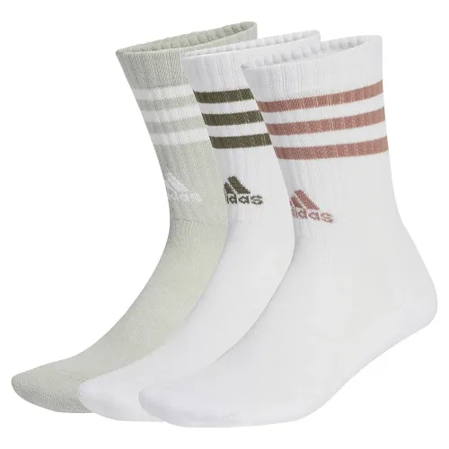 아디다스 3 Stripes Cushioned 크루 양말 3 팩 141585091