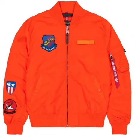 알파 인더스트리 Ma-1 Tt Flying Tigers 봄버 자켓 141602028