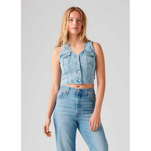 리바이스 Bella Denim 조끼 141606888