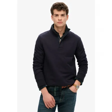 슈퍼드라이 클래식s Henley 하프 지퍼 스웨터 141663064