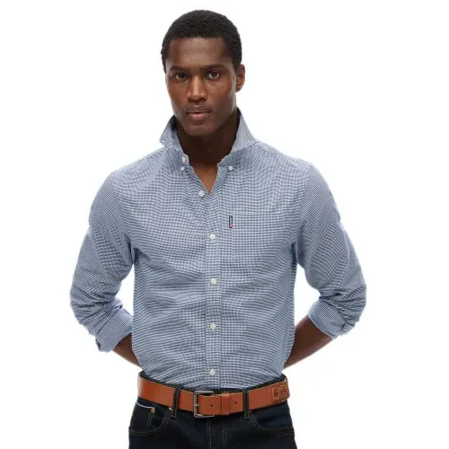 슈퍼드라이 Essentials Oxford 긴팔 셔츠 141663247