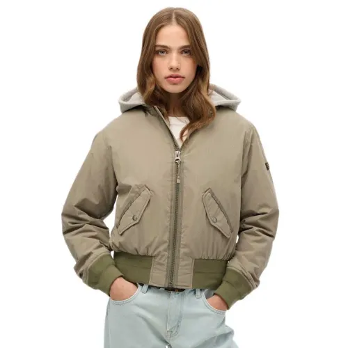 슈퍼드라이 Hooded Ma1 봄버 자켓 141663284