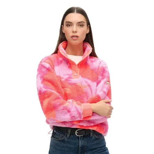 슈퍼드라이 Super Soft Printed Henley 스웨터 141663620