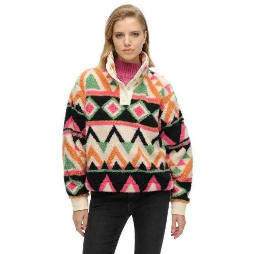 슈퍼드라이 Super Soft Printed Henley 스웨터 141663637
