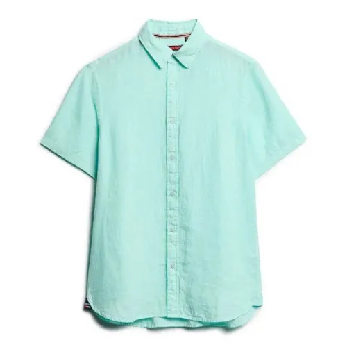 슈퍼드라이 Vacation Linen 반팔 셔츠 141663691