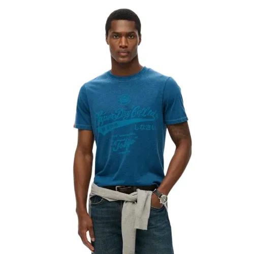 슈퍼드라이 Workwear Washed Relaxed 반팔 티셔츠 141663848