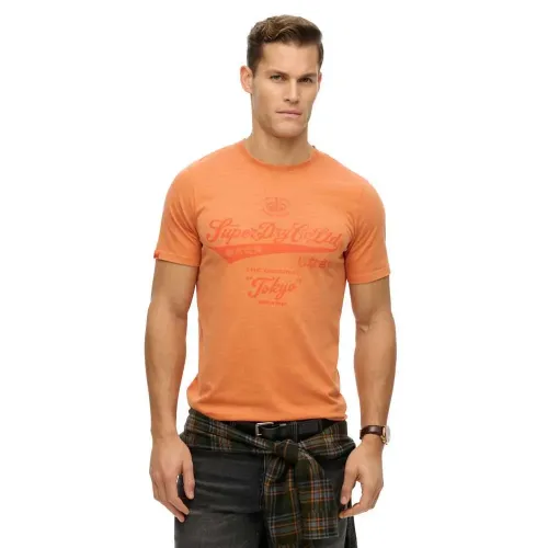슈퍼드라이 Workwear Washed Relaxed 반팔 티셔츠 141663850