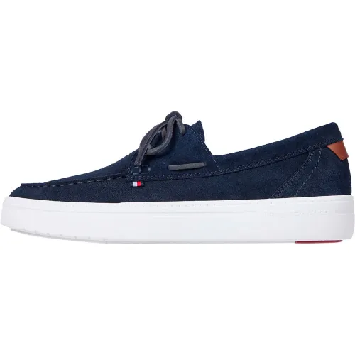 타미힐피거 Modern Light Hybrid Suede 보트 슈즈 141679056
