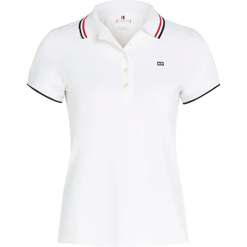 타미힐피거 Sporty Slim Fit 반팔 폴로 셔츠 141679061