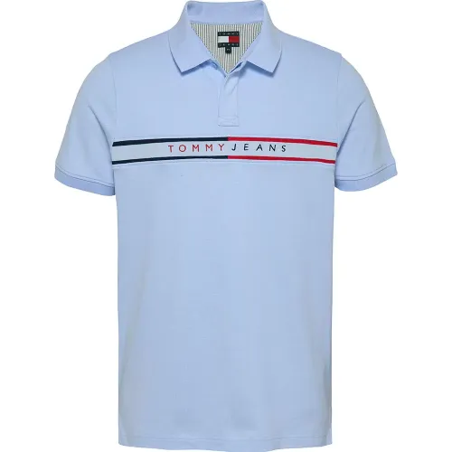 타미힐피거 Chest Flag Slim Fit 반팔 폴로 셔츠 141679315