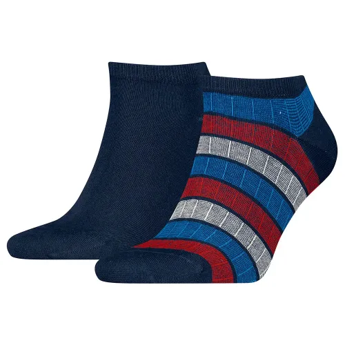 타미힐피거 Sneaker One Row Colorblock 양말 2 켤레 141713788
