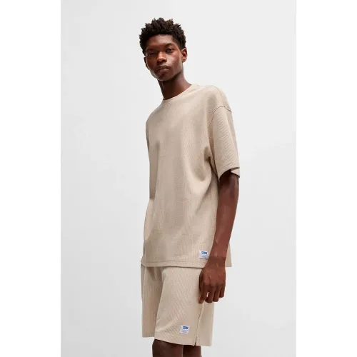 휴고 보스 Nuwaffle 10268873 BLUE 반팔 티셔츠 141718195