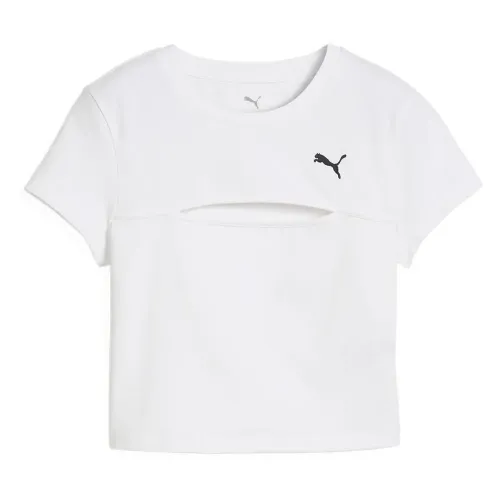 푸마 Wardrobe ESS Baby Cut Out 반팔 티셔츠 141758863
