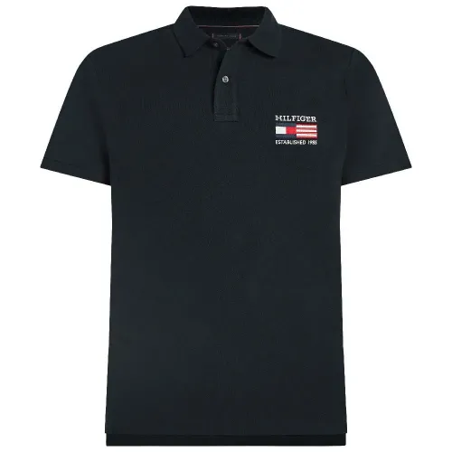 타미힐피거 Flag Regular Fit 반팔 폴로 셔츠 141786910