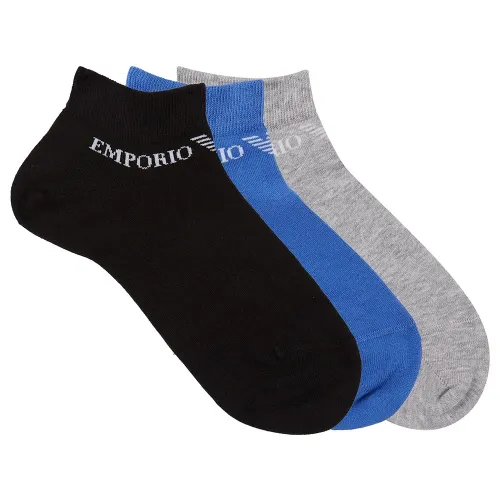 엠프리오 아르마니 EW000584 AF13225 Ankle 양말 3 켤레 141842669
