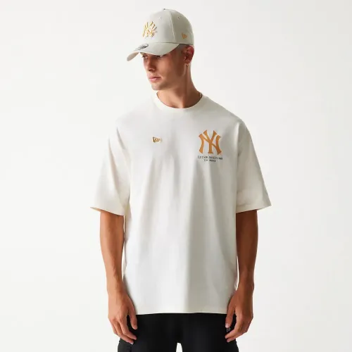 뉴에라 MLB Baseball 그래픽 뉴욕 양키즈 Oversize 반팔 티셔츠 141848669