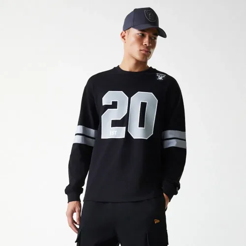 뉴에라 NFL Las Vegas Raiders Prinstripe 스웨터 141849017