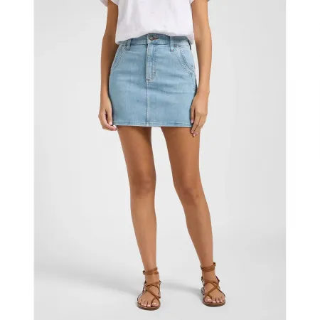 LEE Double Seamed Mini 데님 스커트 141888726