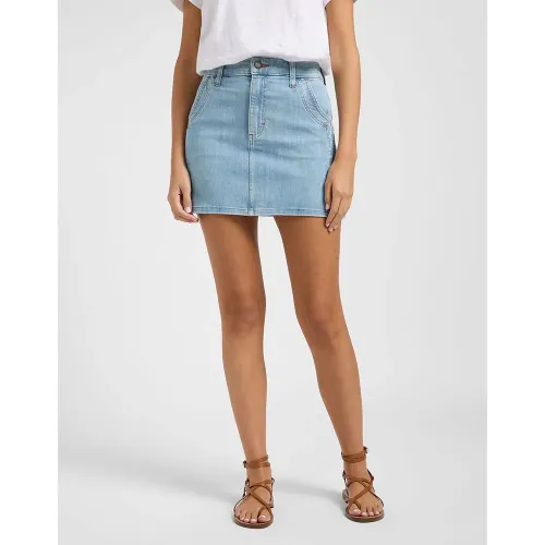 LEE Double Seamed Mini 데님 스커트 141888726