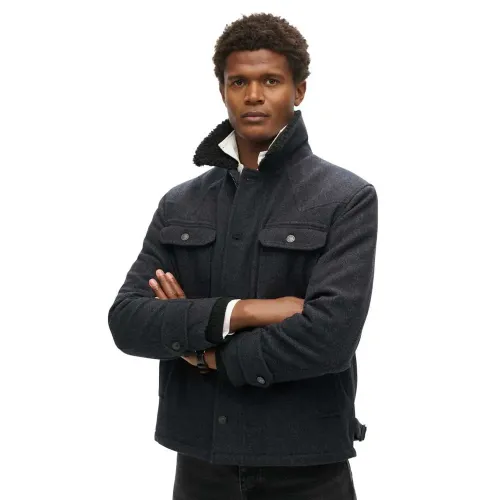 슈퍼드라이 Merchant Wool Chore 자켓 141896851