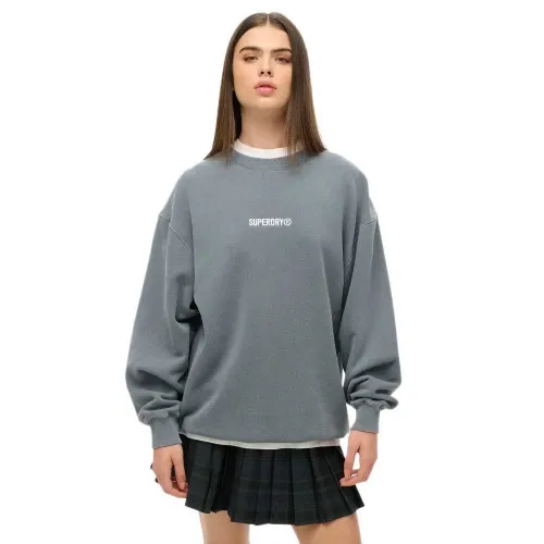 슈퍼드라이 Micro 로고 Graphic Pluse Size 스웨터 141896857