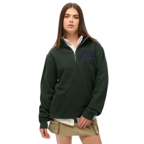 슈퍼드라이 빈티지 Athletic Henley Pluse Size 자켓 141896964