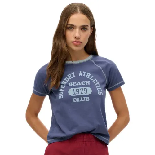 슈퍼드라이 Athletic Raglan Graphic 반팔 티셔츠 141962148