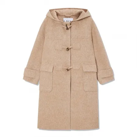 LILY Age Defying Hooded Tweed 코트 142064046