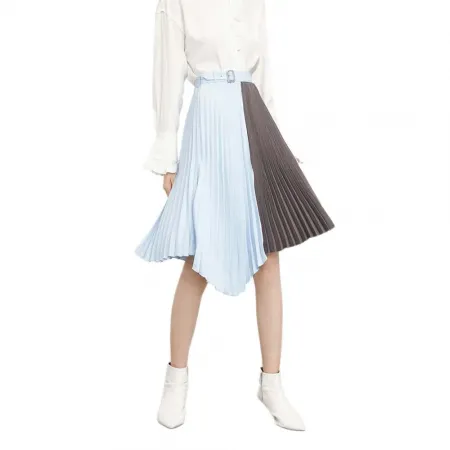LILY Asymmetric Pleated 스커트 142064064