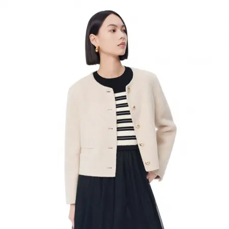 LILY Cashmere Chambray 자켓 142064133