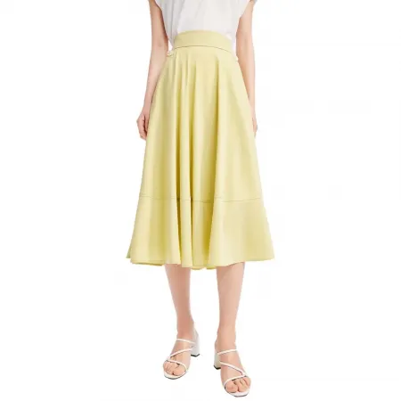 LILY Chic Solid Colour Skinny Umbrella 스커트 142064166