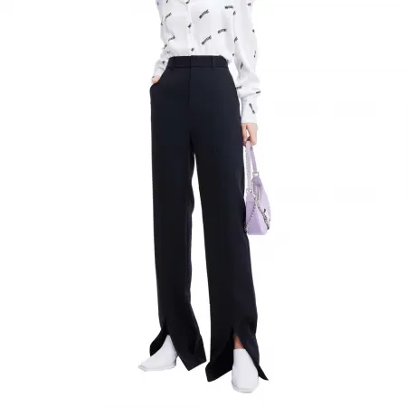 LILY Chic Straight Leg Fit 드레스 바지 142064169