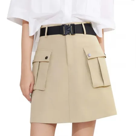 LILY Double Pocket A-Line 스커트 142064267